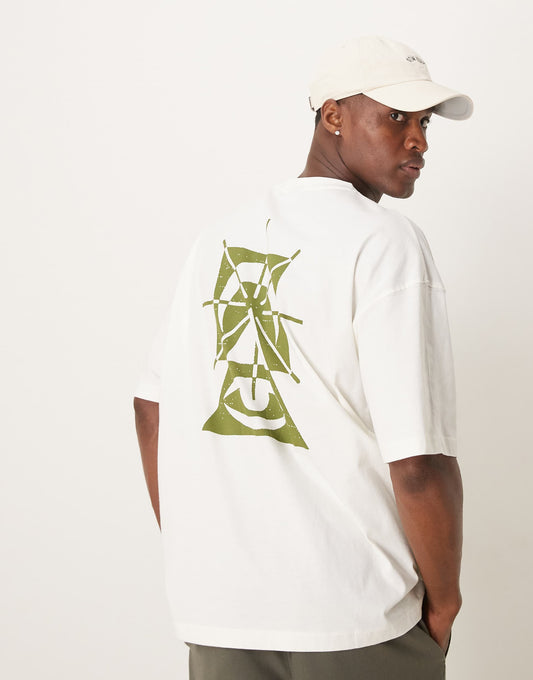 Oversized T-Shirt With Celestial Graphics