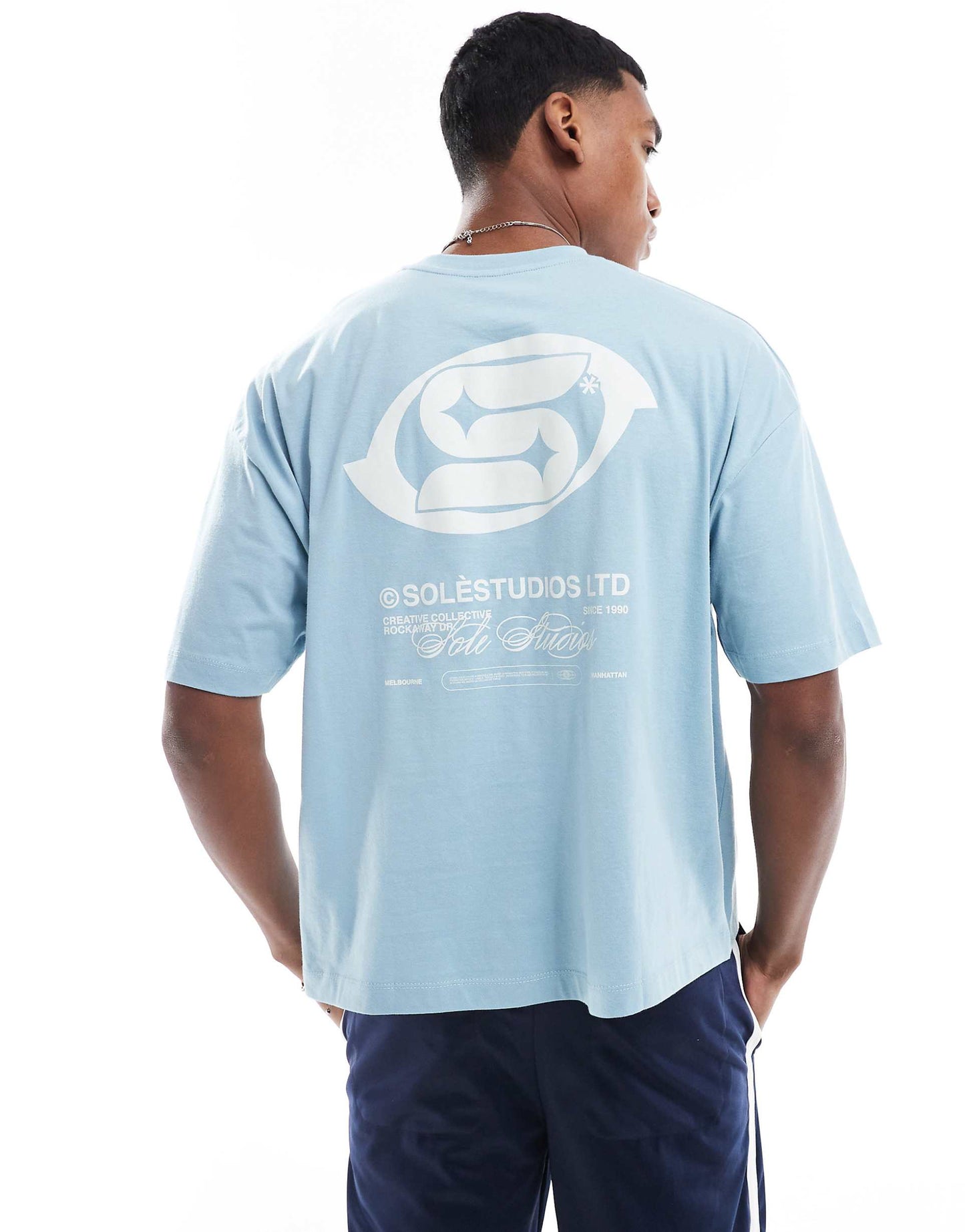 Boxy Oversized T-Shirt With Street Graphics