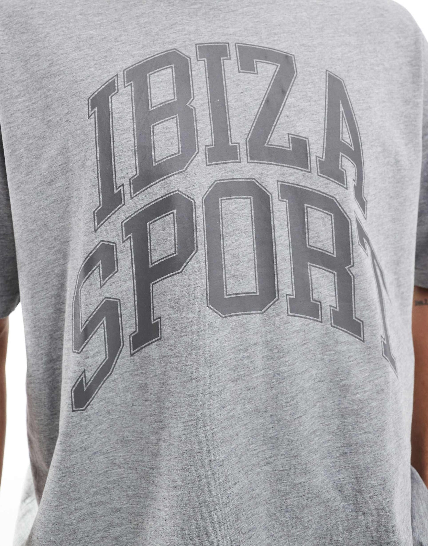 Oversized T-Shirt With Sports Graphics