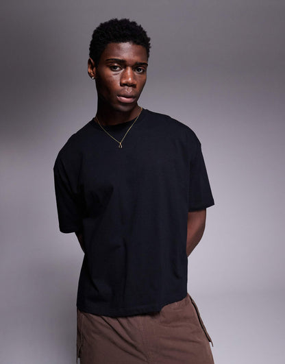 Boxy Oversized T-Shirt With Dragon Graphic