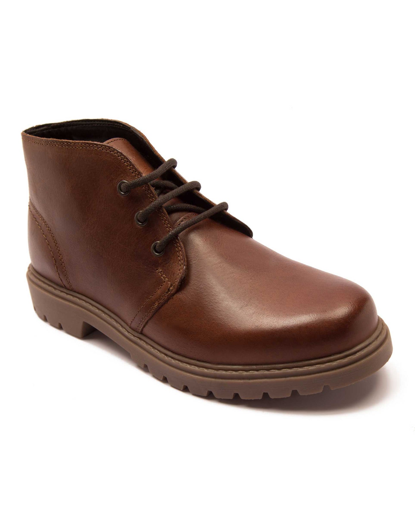 Amway' Men'S Chukka Ankle Leather Lace-Up Boots