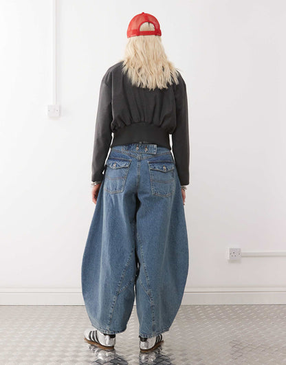 Xl Balloon Jean With Cinch Back