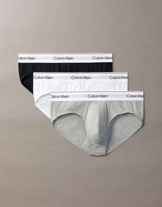 Icon Cotton Stretch 3 Pack Hip Briefs