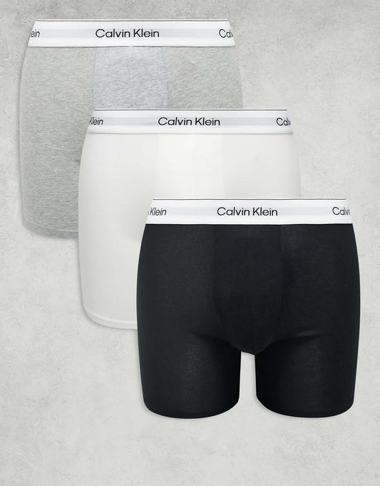 Icon Cotton Stretch 3 Pack Boxer Briefs