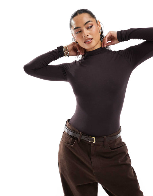 High Neck Bodysuit