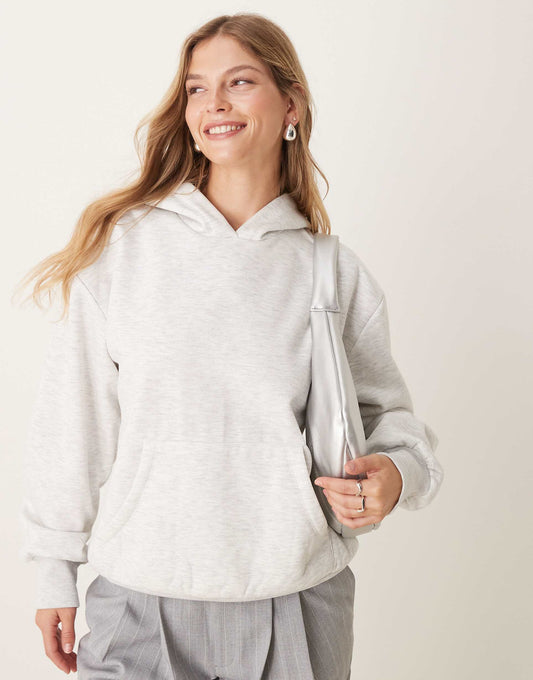 Borg Lined Oversized Hoodie