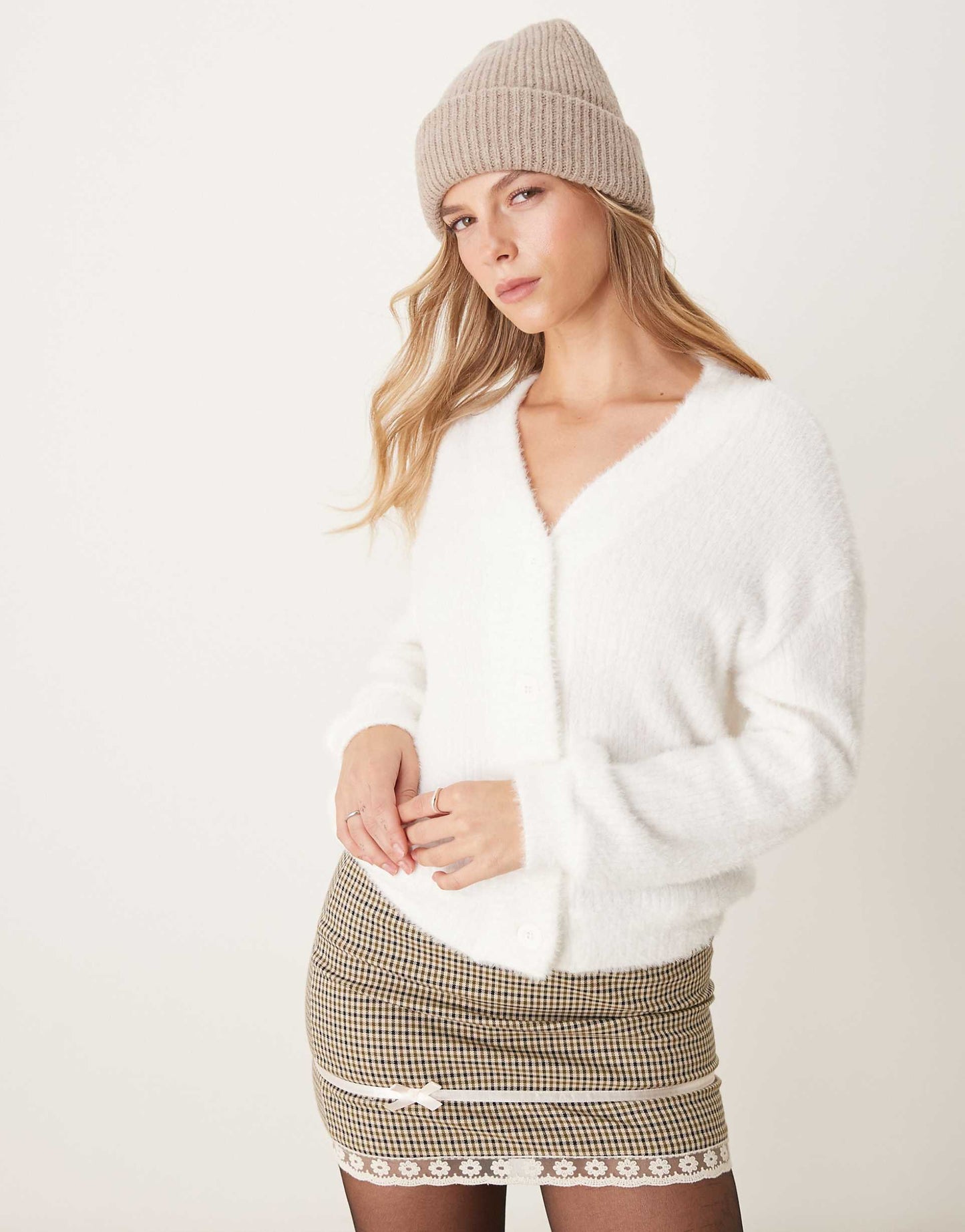 Ultra Fluffy Oversized Rib Cardigan