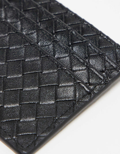 Braided Weave Card Holder