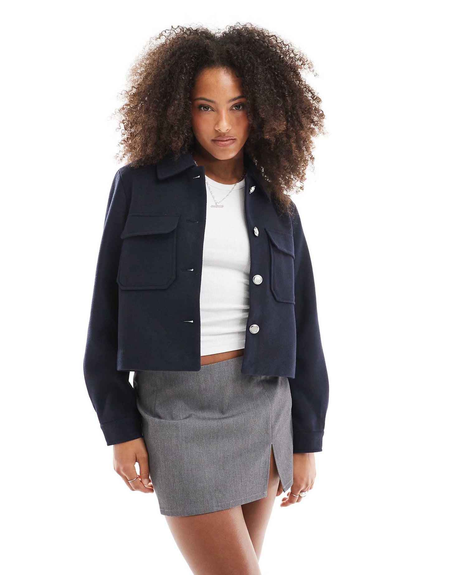 Button Detail Jacket