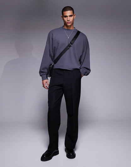 Extreme Oversized Sweatshirt With Raw Hem