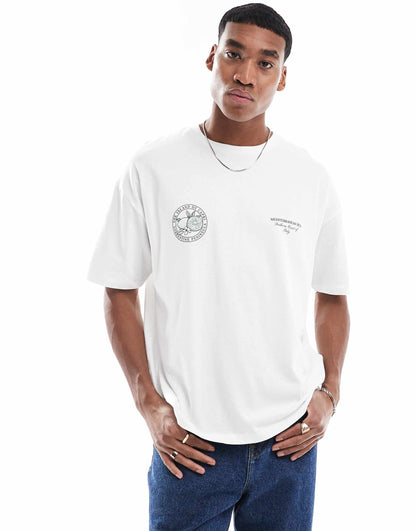 Oversized T-Shirt With Fruit Graphic