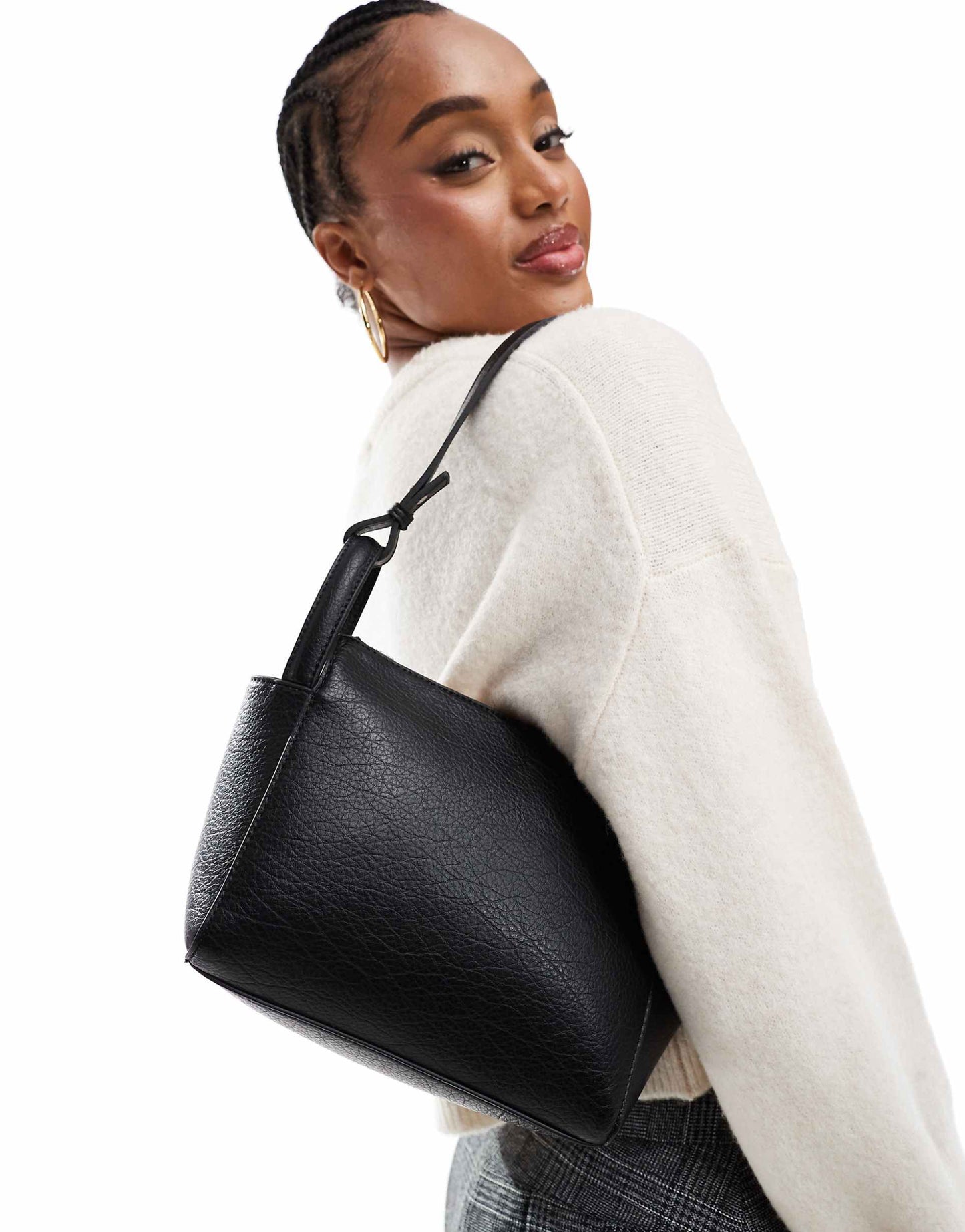 Slouch Top Handle Grab & Shoulder Bag