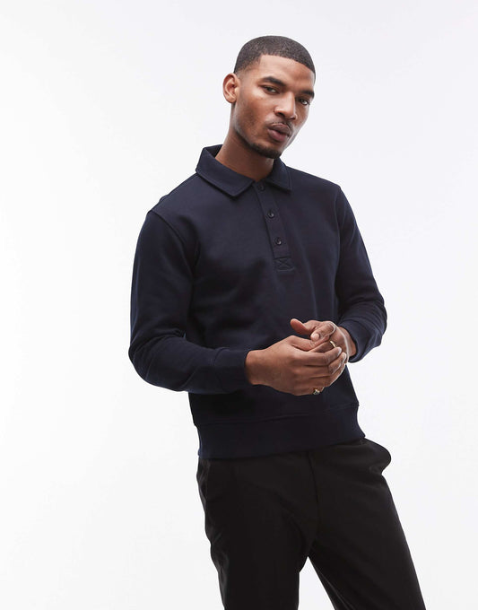Button Up Sweatshirt