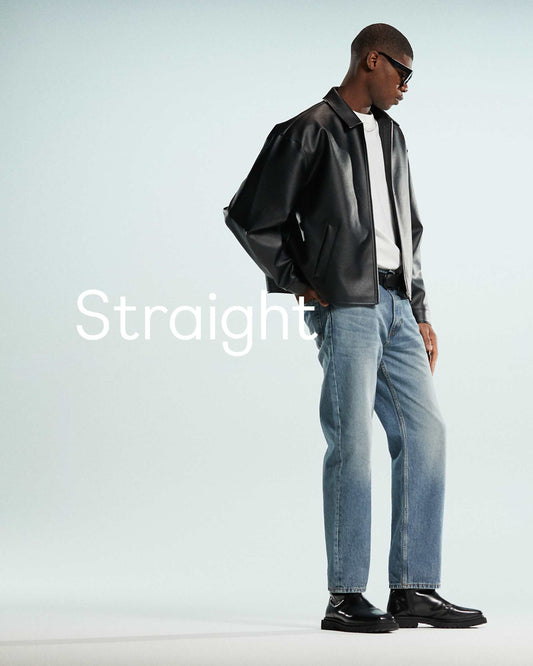 Relaxed Straight Fit Jeans