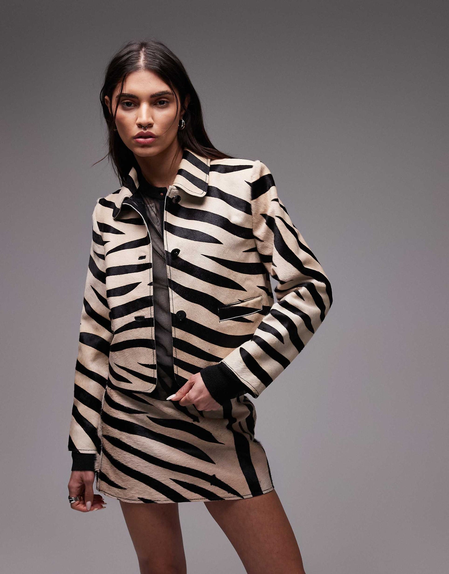 Pony Hair Jacket Co-Ord