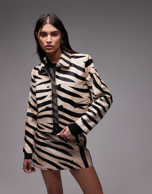 Pony Hair Jacket Co-Ord