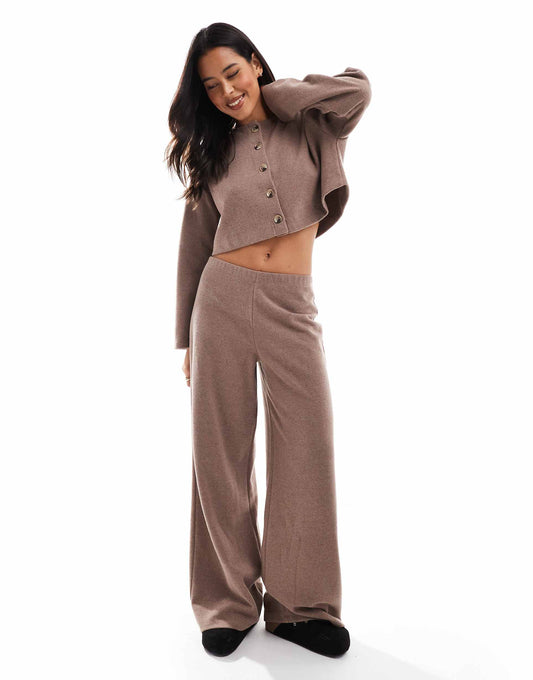 Cosy Soft Touch Wide Leg Trouser
