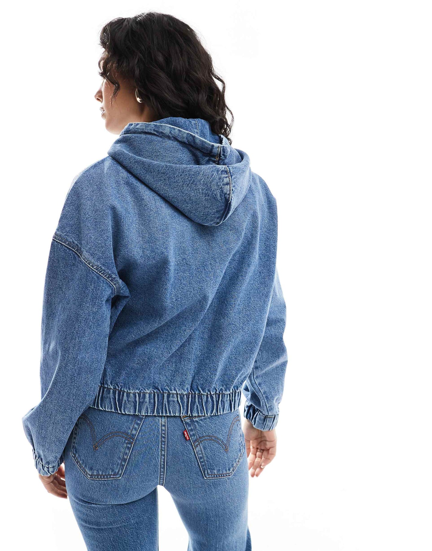 Hooded Denim Jacket