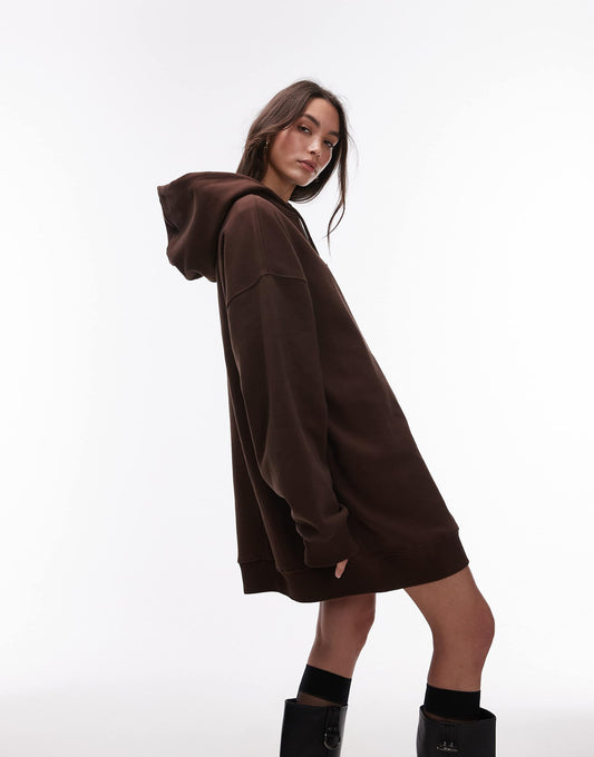 Oversized Hoodie Sweat Mini Dress
