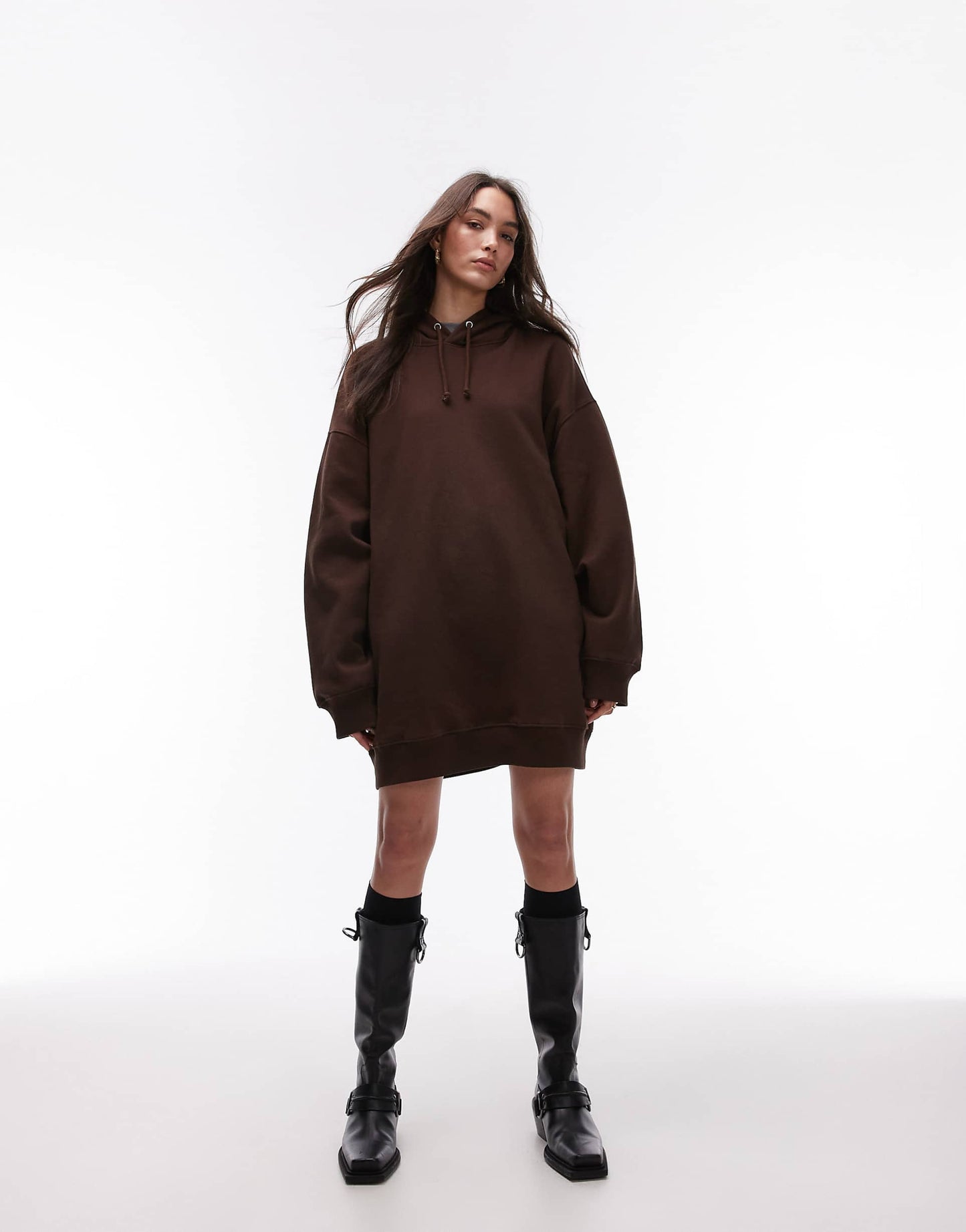 Oversized Hoodie Sweat Mini Dress
