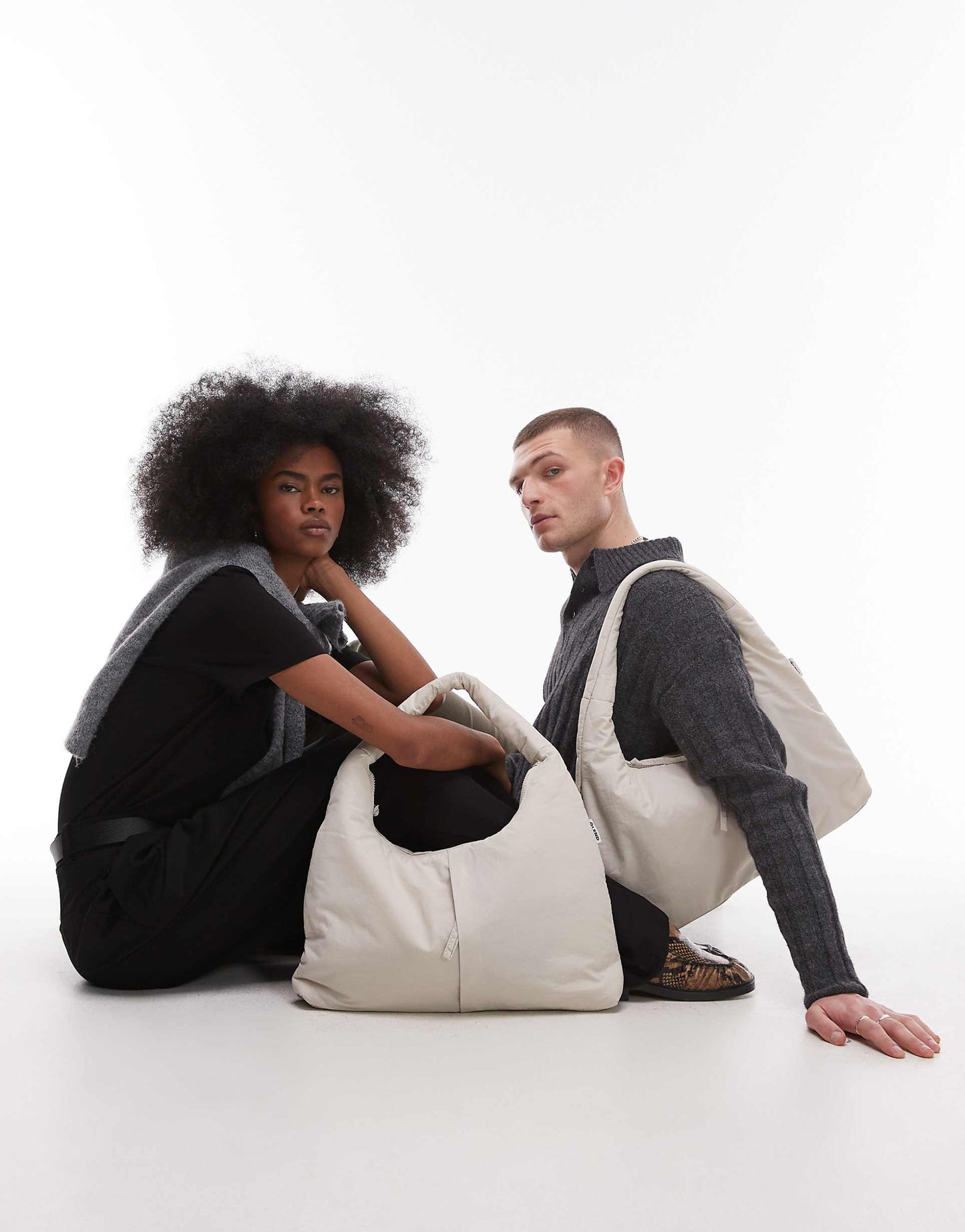 Nico Large Nylon Shoulder Bag