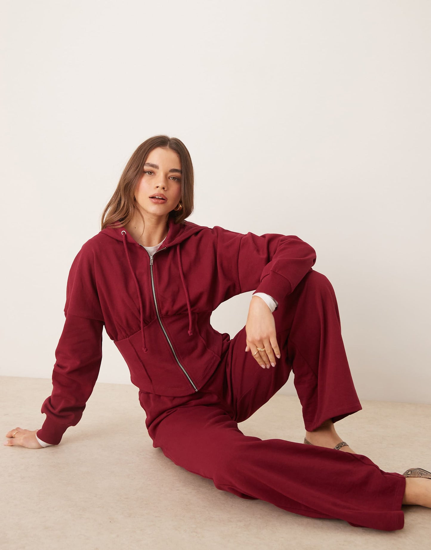 Corset Structured Hoodie Co Ord