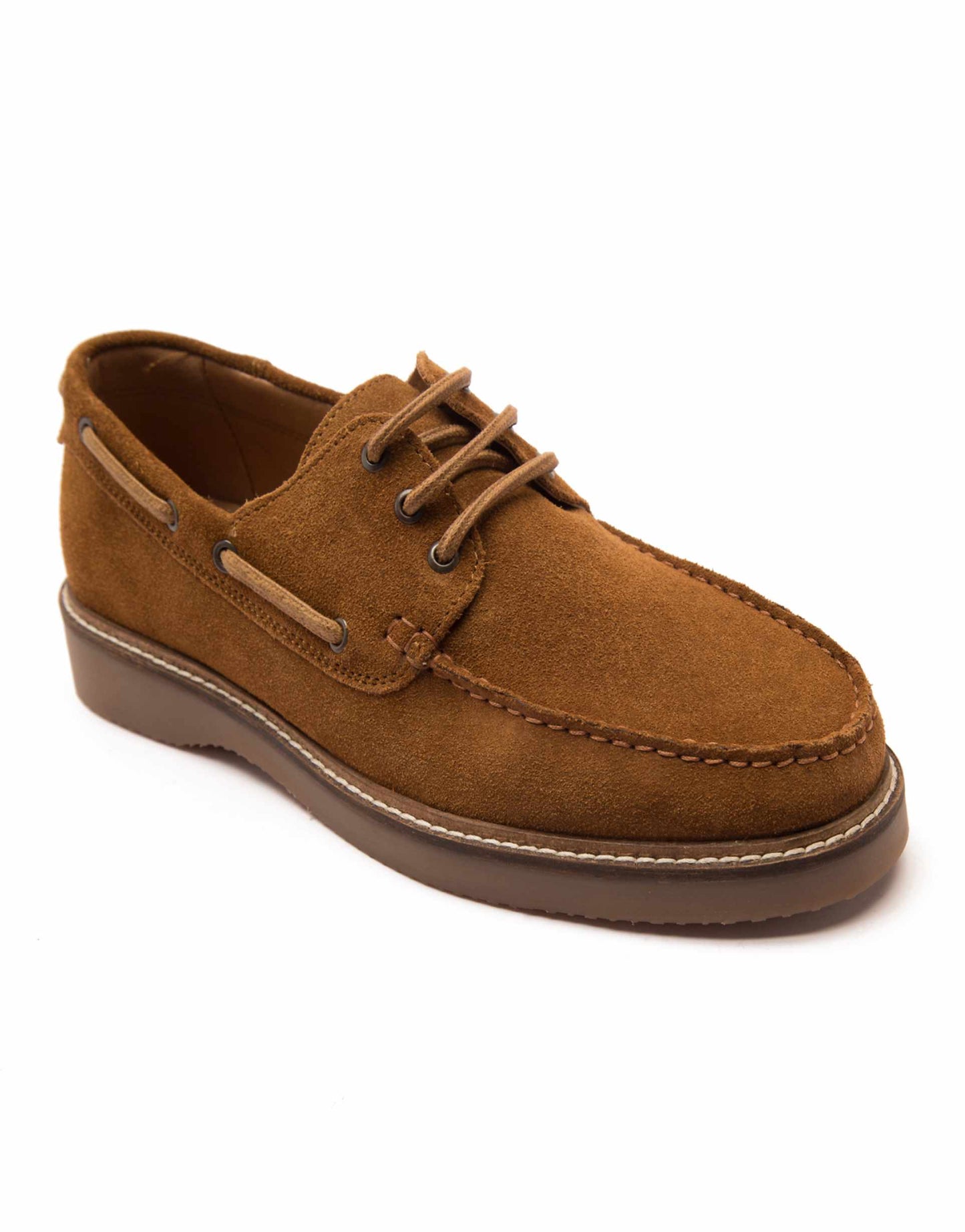 Triggs' Men'S Suede Casual Lace-Up Boat Shoes