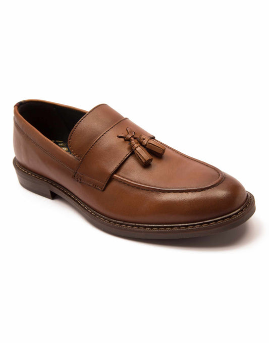 Clinton' Men'S Leather Tassel Formal Loafer Shoes