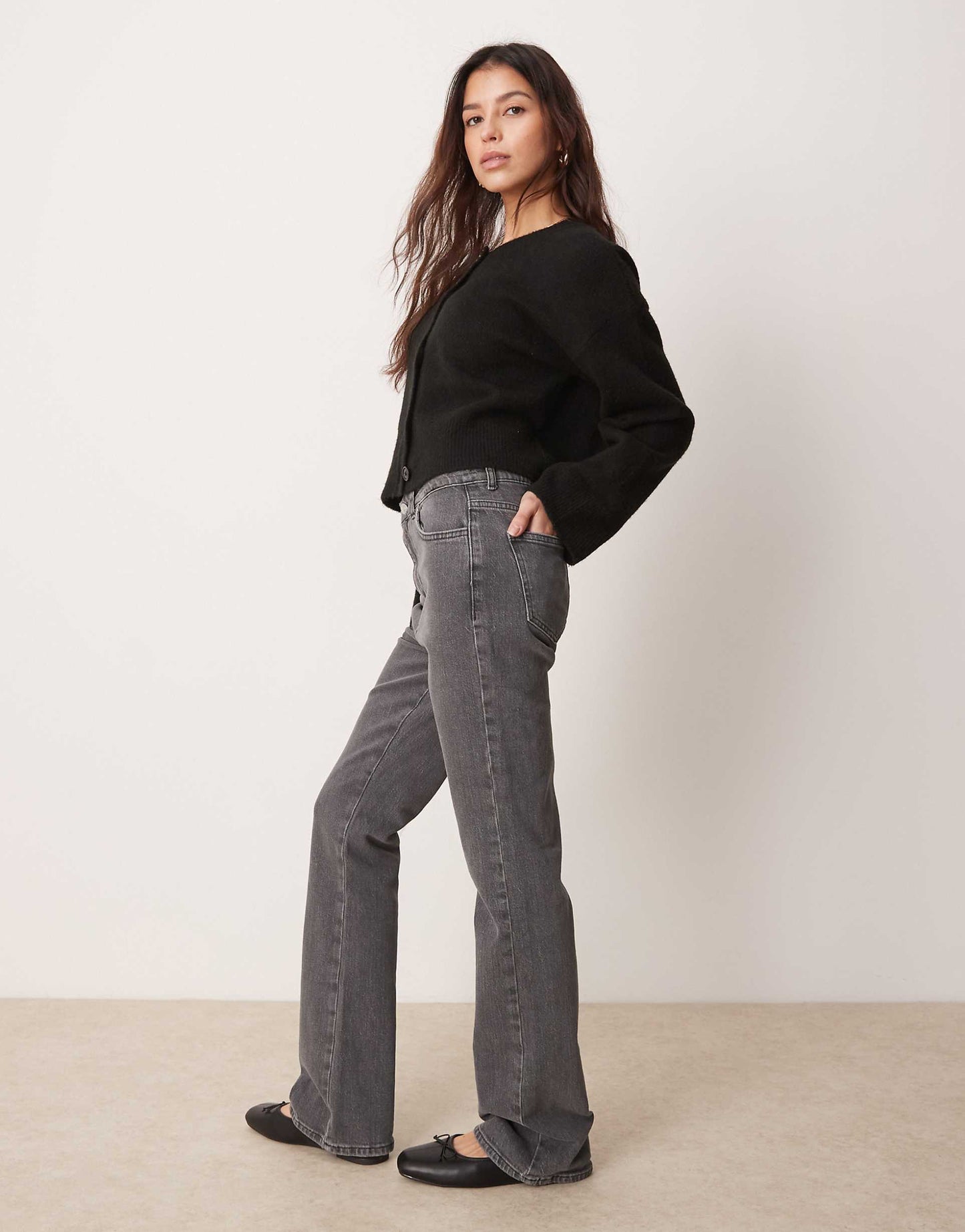 Mid Rise Bootcut Flare Jean With Comfort Stretch