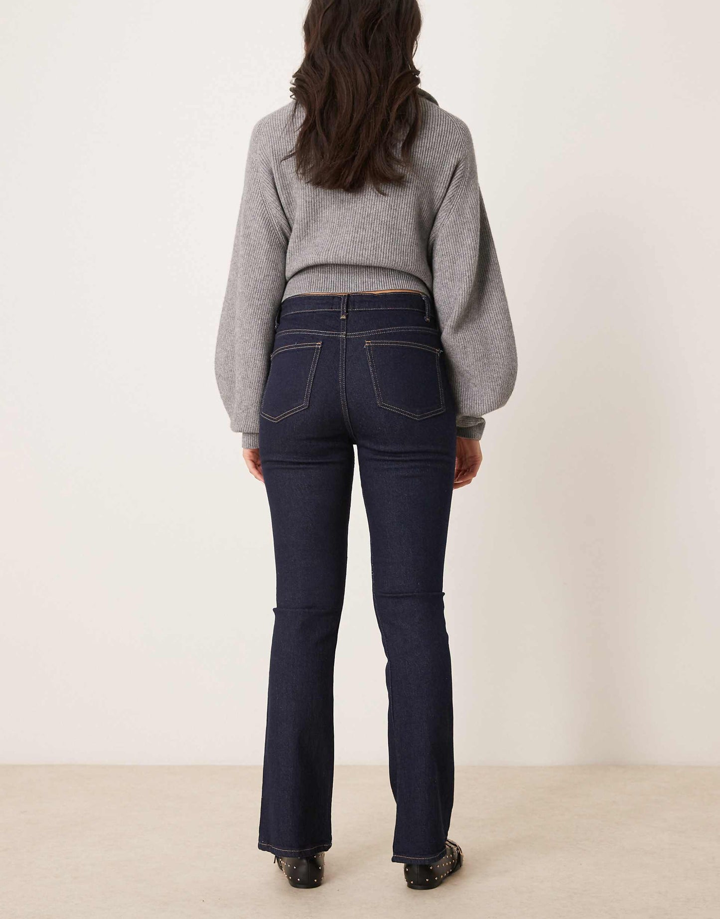 Mid Rise Bootcut Flare Jean With Comfort Stretch