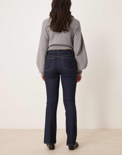 Mid Rise Bootcut Flare Jean With Comfort Stretch