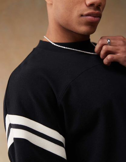 Oversized Boxy T-Shirt With White Panelling