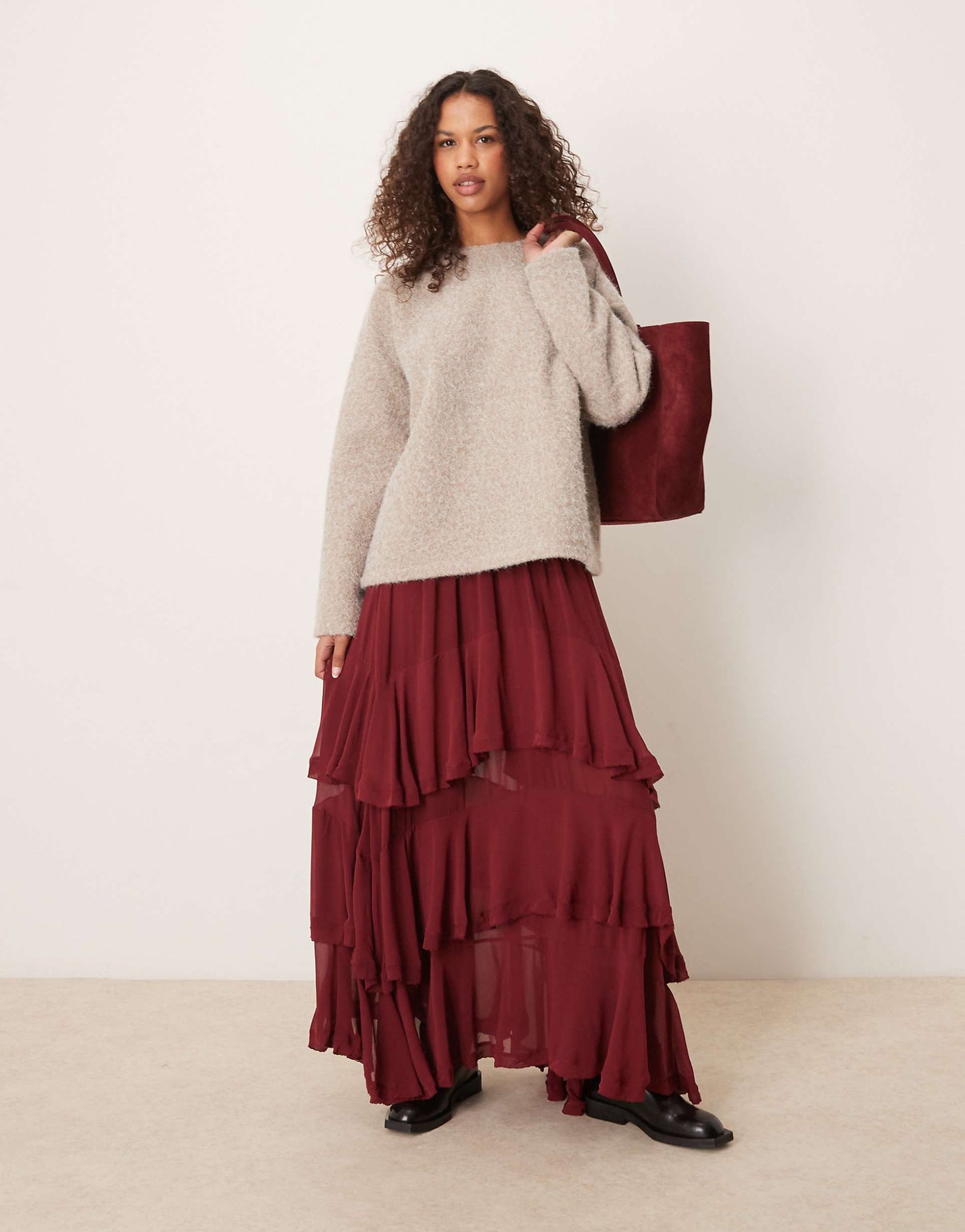 Clementine Tiered Maxi Skirt
