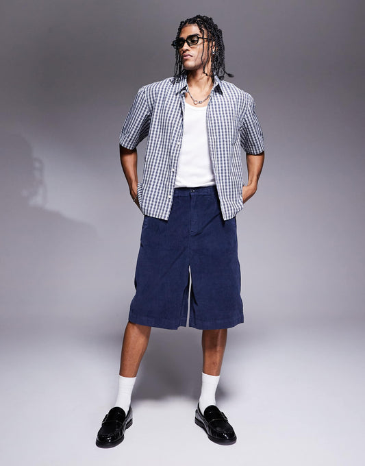 Long Length Corduroy Jorts