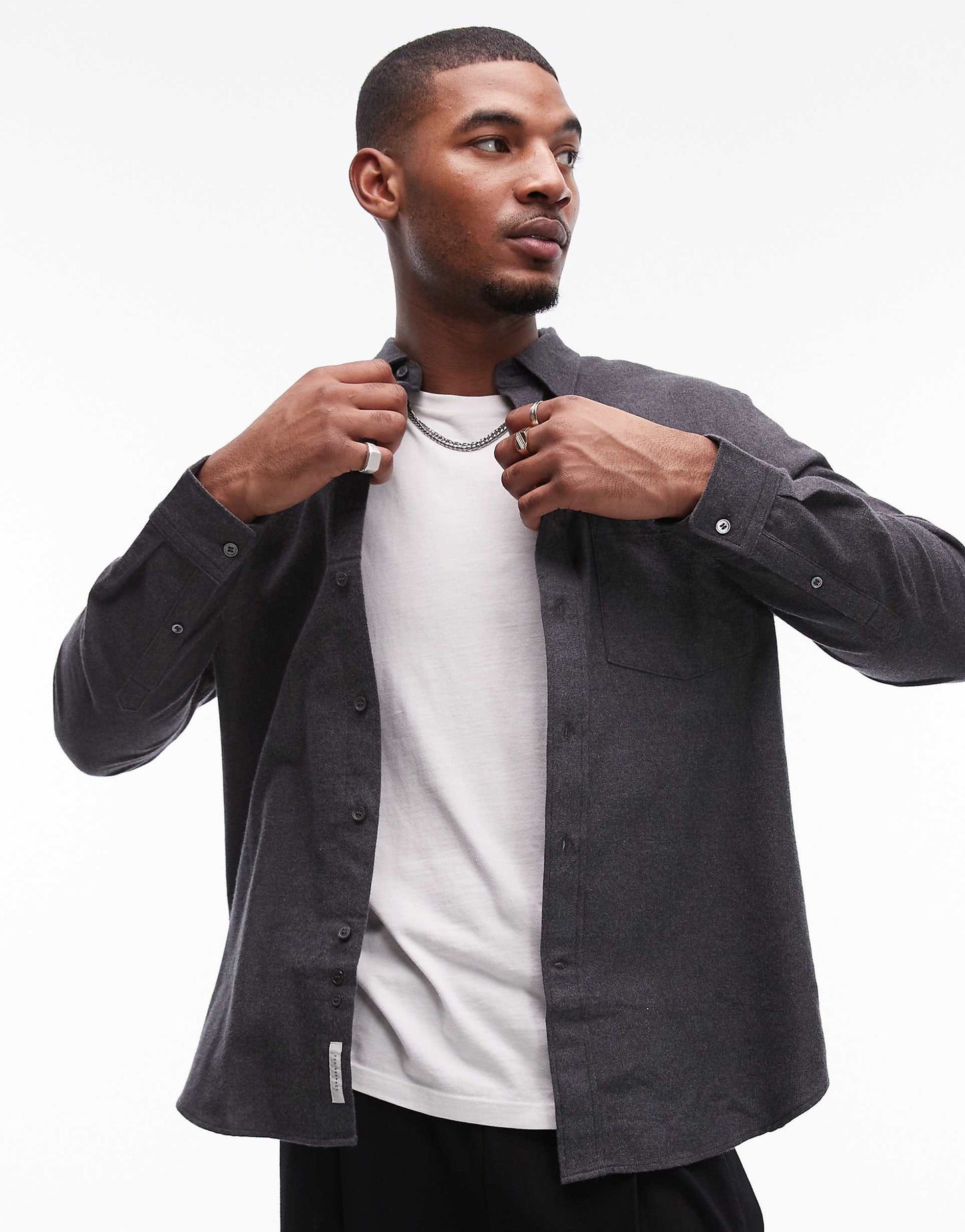 Relaxed Fit Flannel Shirt