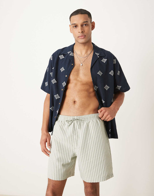 7 Inch Drawstring Swimming Trunks