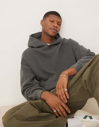 Essentials Hoodie Washed Grey