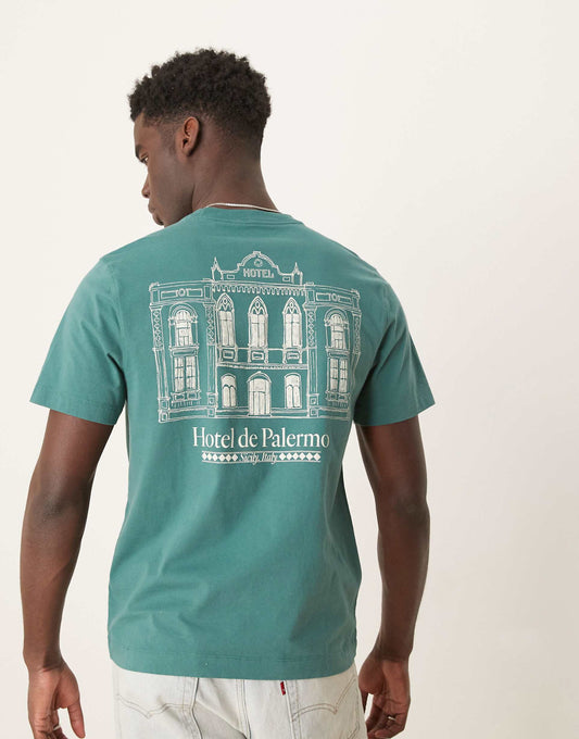 Back Print Graphic T-Shirt