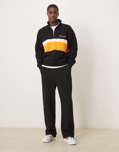 Formula 1 Mclaren 1/4 Zip Collared Sweatshirt