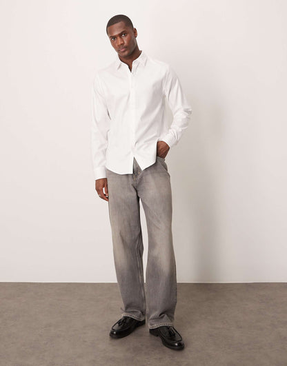 Long Sleeve Suit Shirt