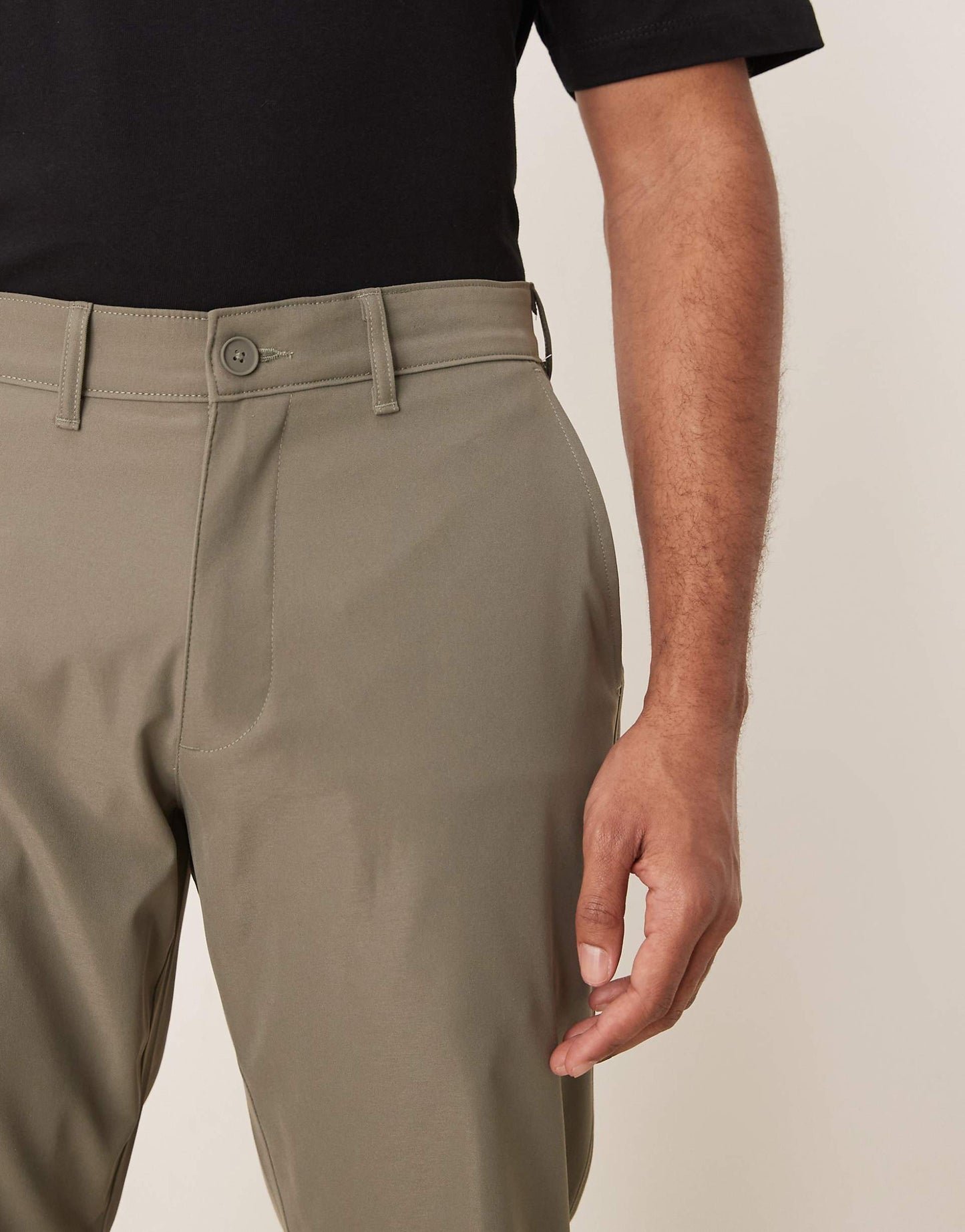 Straight Leg Tailored Trousers