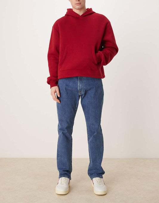 Athletic Fit Straight Leg Jeans