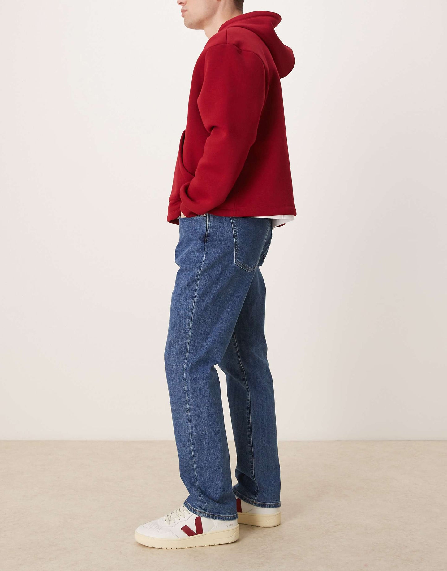 Athletic Fit Straight Leg Jeans
