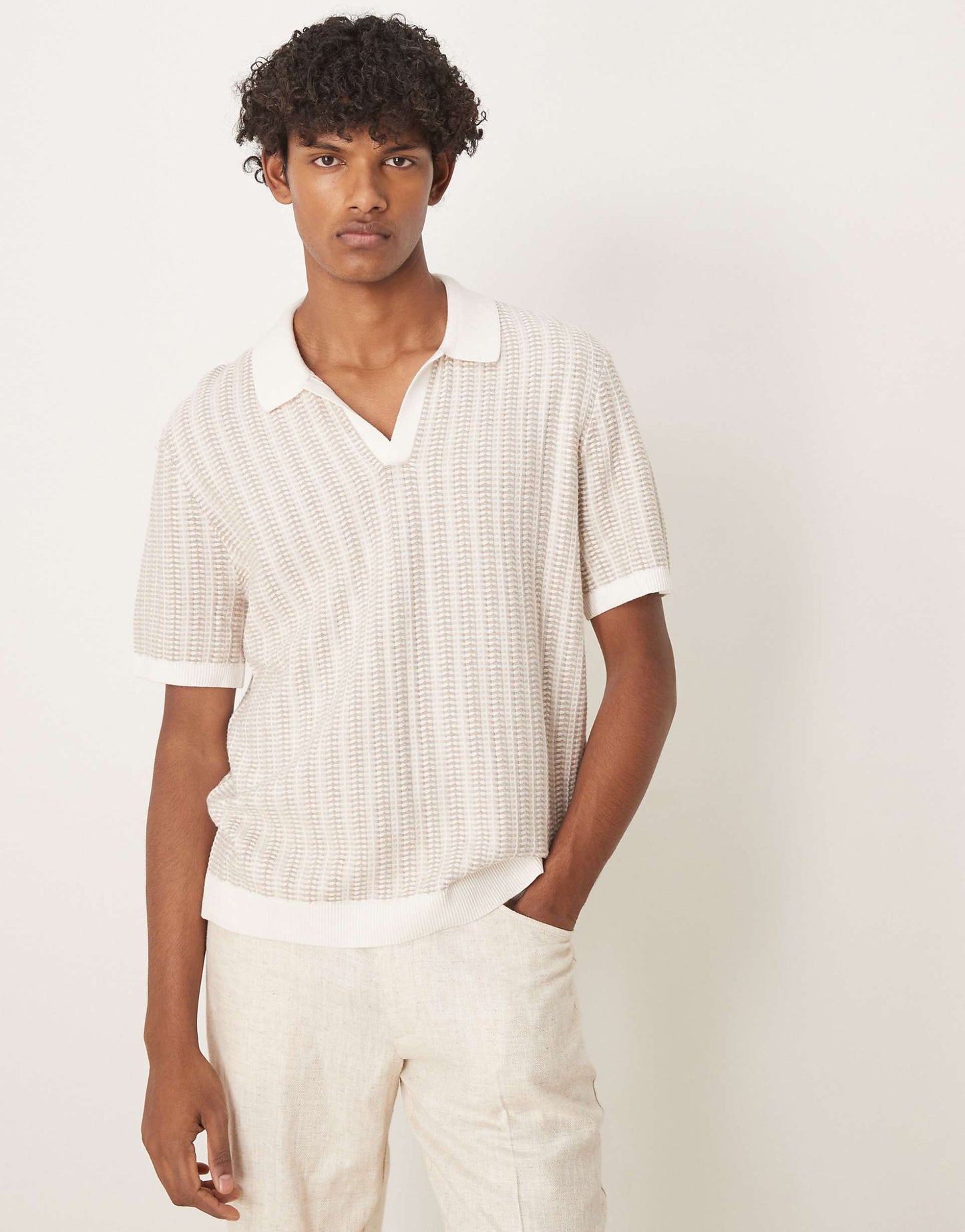 Short Sleeve Crochet Shirt