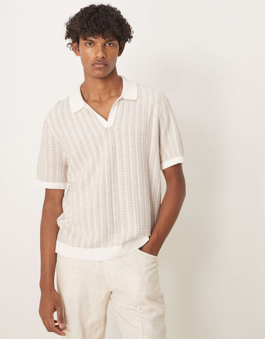 Short Sleeve Crochet Shirt
