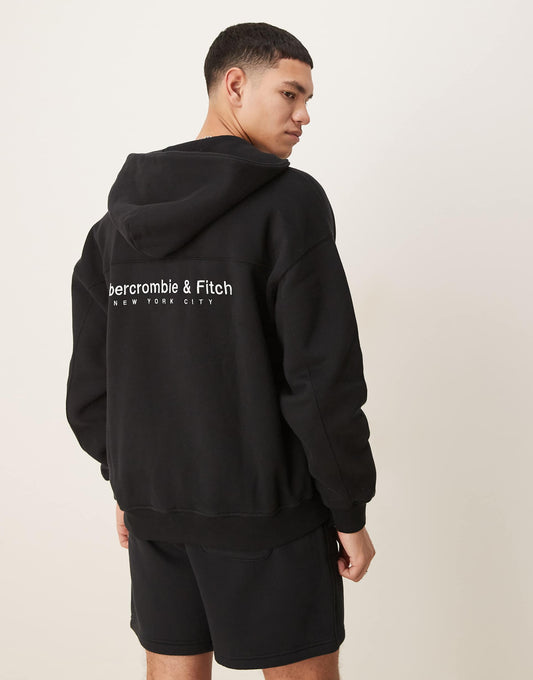 Co-Ord Zip Through Logo Hoodie