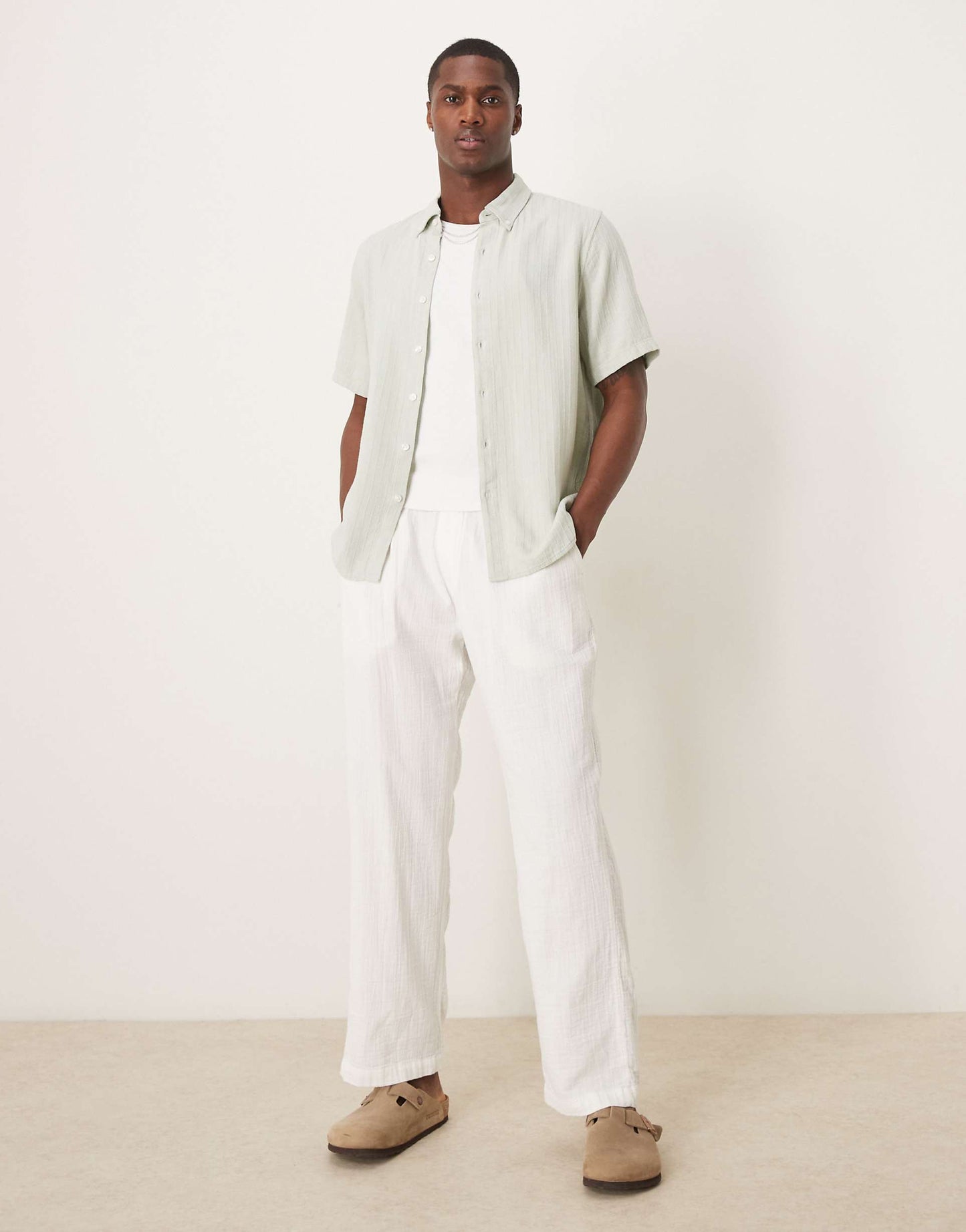 Short Sleeve Linen Shirt
