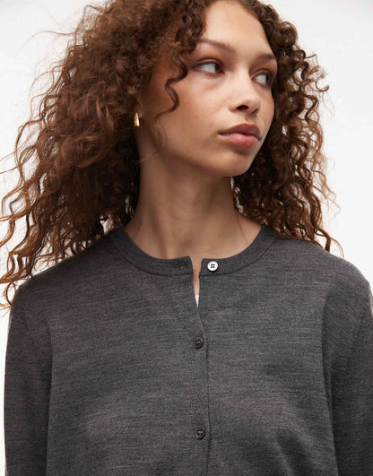 Merino Wool Knitted Cardigan