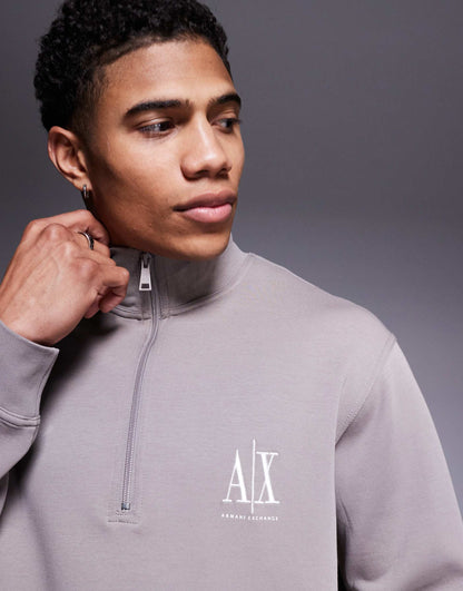 Logo Half Zip Sweatshirt