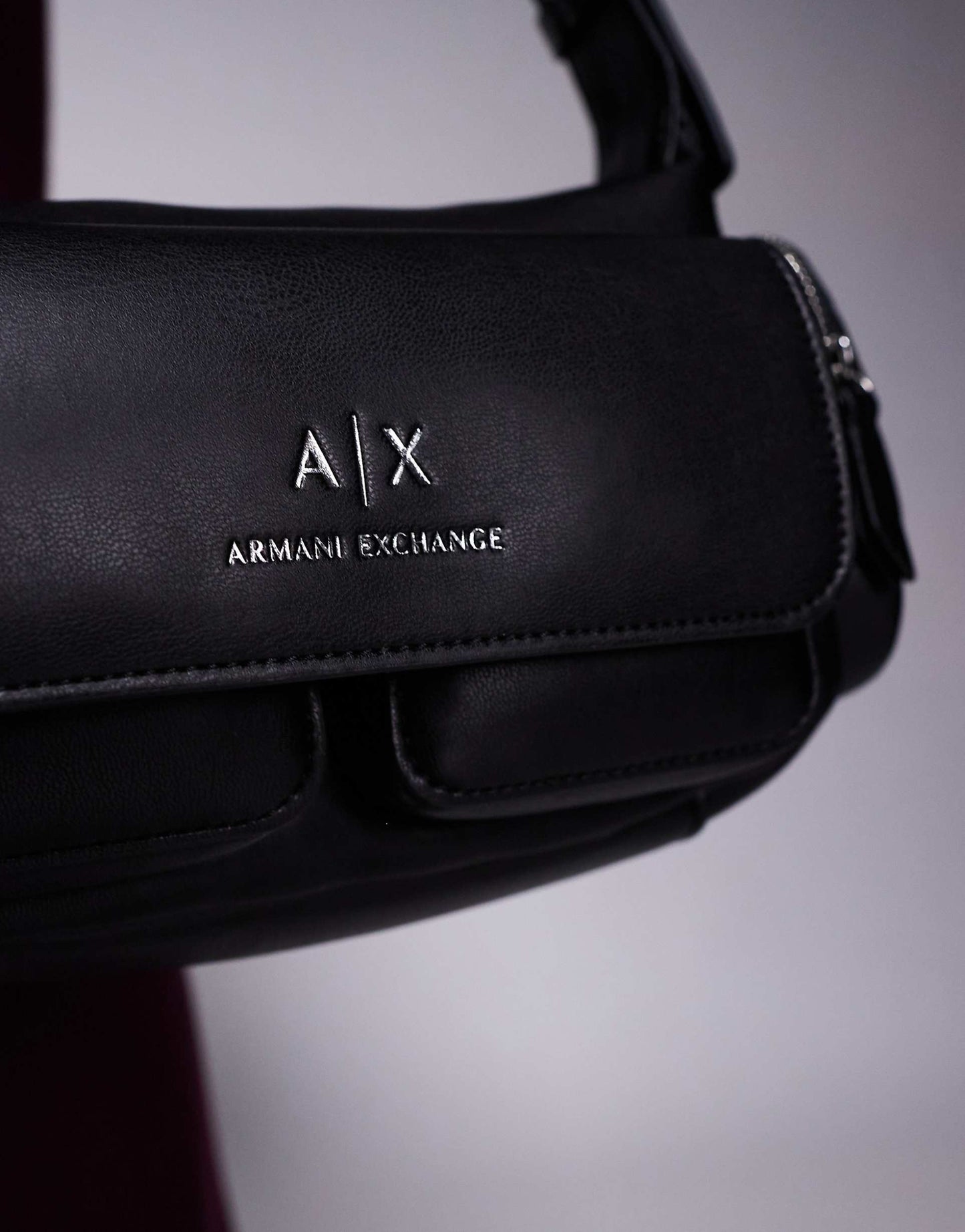 Logo Shoulder Bag With Pocket Details